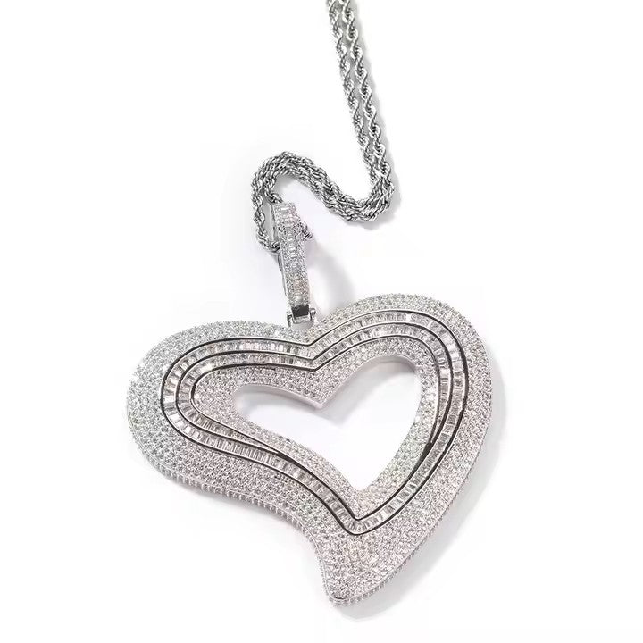 big dream heart necklace