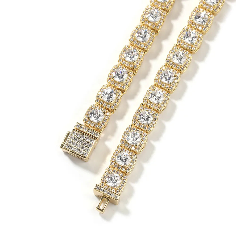 7mm classy ice necklace