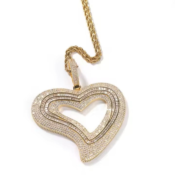 big dream heart necklace