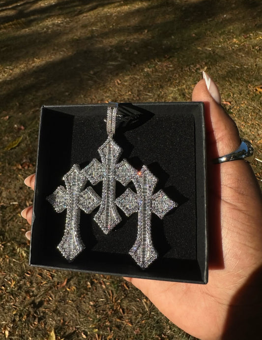 Triple chrome cross