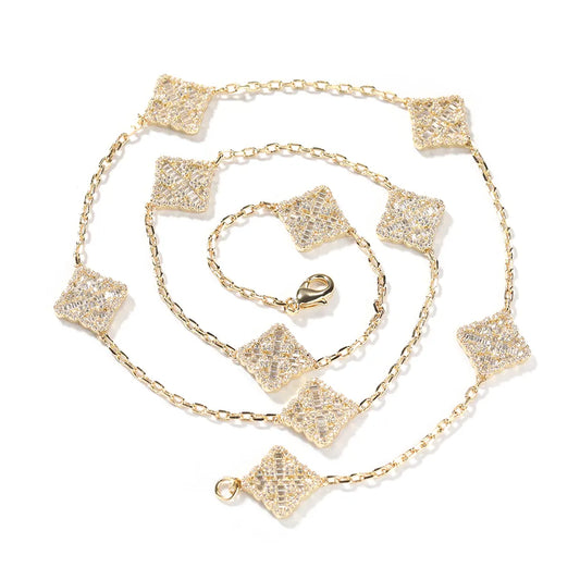 Icy Clover Necklace