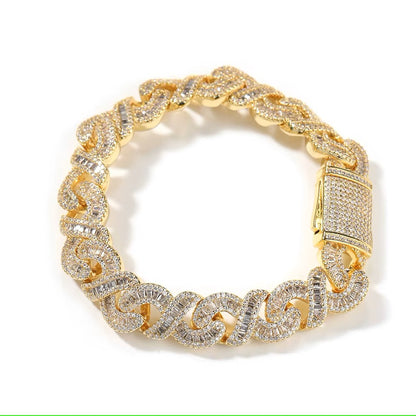 Infinity link bracelet