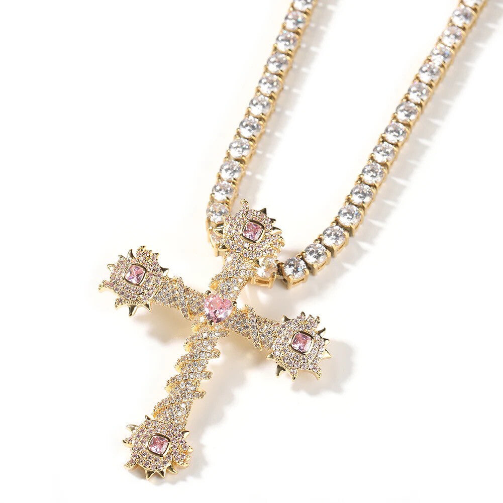 pink ice cross
